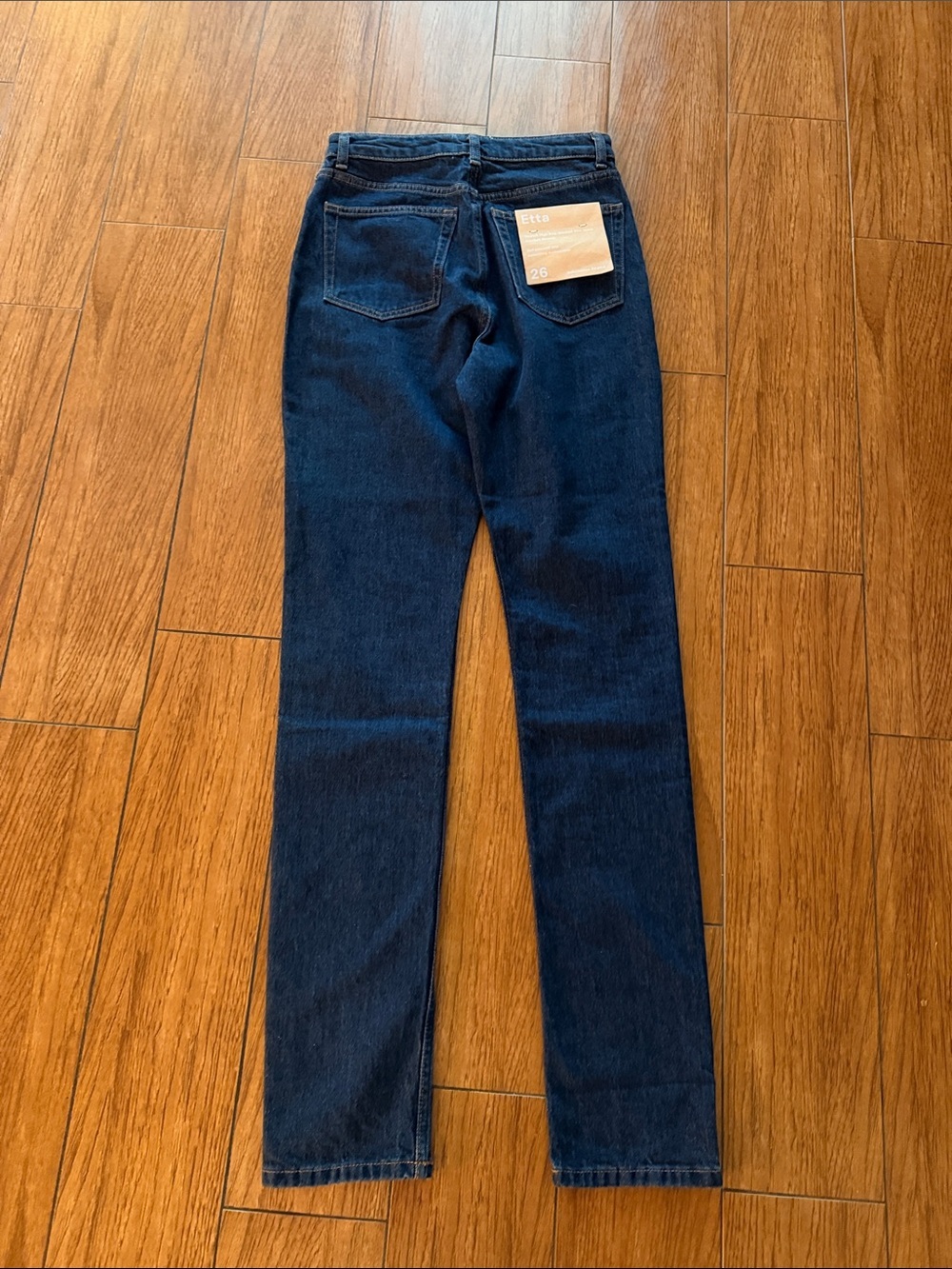 Reformation Etta High Rise Stacked Slim Jeans- size 26 - Picture 6 of 8